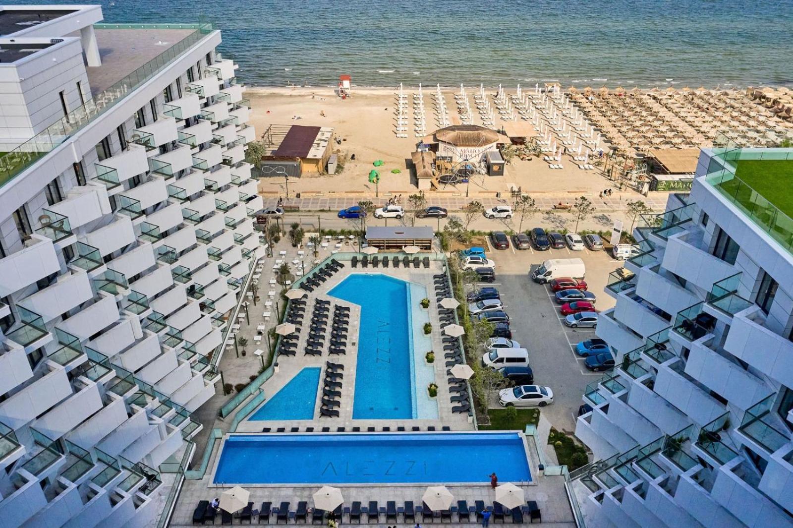 Retro Apartment In Infinity Beach Resort Mamaia Buitenkant foto